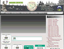 Tablet Screenshot of angkordrivers.com
